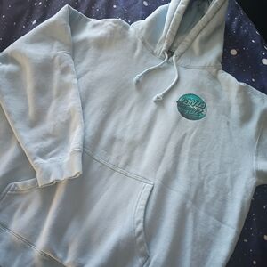 Santa Cruz Skateboards Light Blue Hoodie